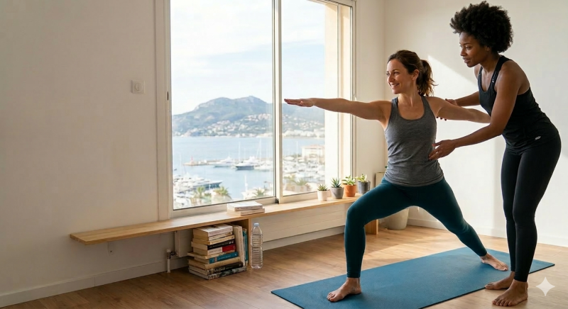 Le Yoga à domicile à Toulon : L’alliance du bien-être et du petit prix